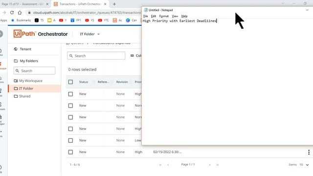 How UiPath Robot Selects the Queue Items to Process Based on Deadline and Priority? смотреть онлайн