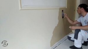 как наносить шелк на стены