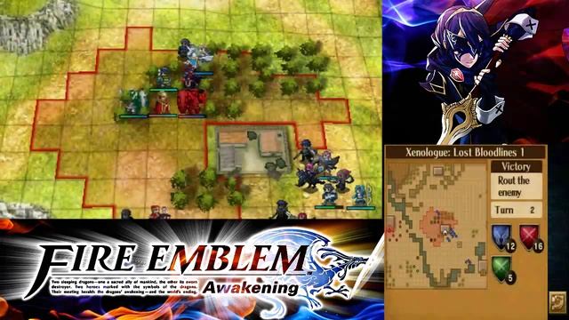 Fire Emblem: Awakening - Leif DLC Map: Lost Bloodlines 1 (Hard-Classic Mode) смотреть онлайн