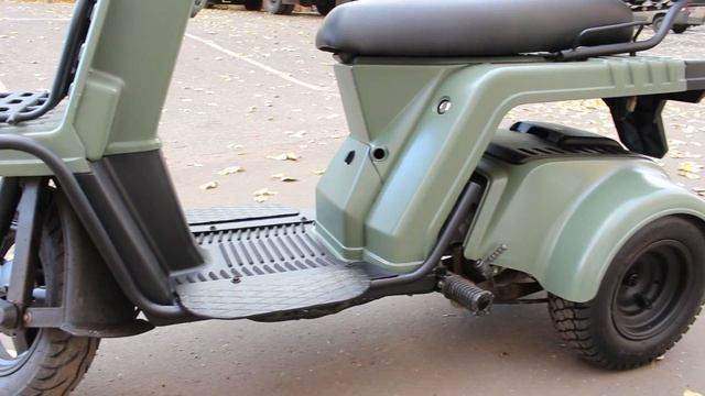 Скутер Honda Gyro X 50 4T PGM-FI TD02 Military Edition - Walkaround, Kupiscooter.ru смотреть онлайн