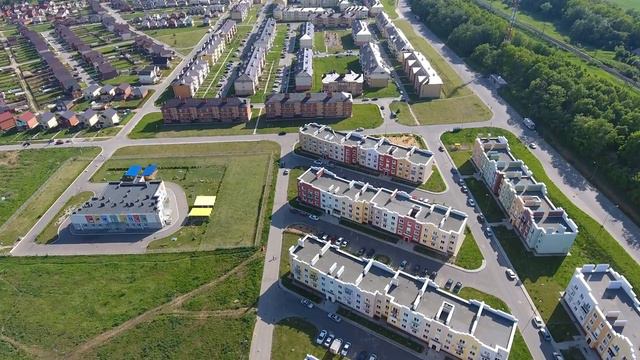 Новое Ступино с высоты 100 метров. смотреть онлайн