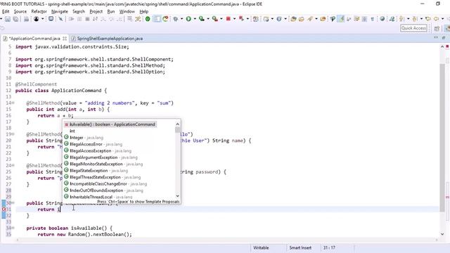 spring-shell: Spring based interactive shell | Java Techie смотреть онлайн