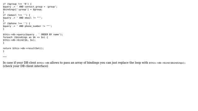Code Review: Filtering data from MYSQL database based on parameters passed with POST request смотреть онлайн