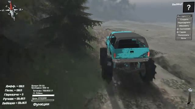 SPINTIRES. Ford Bronco 1984. смотреть онлайн