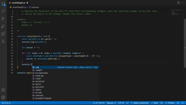 Word Weight Turing #javascript #quiz #turing #problemsolving #problemsolved смотреть онлайн