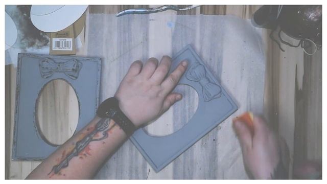 #255 Vintage frames decoupage, tutorial, diy смотреть онлайн