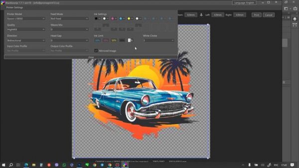 Black Box RIP. Обзор настроек программы для DTF принтера Epson L18050