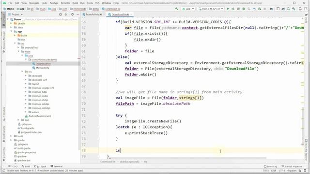 Download File With URL with Counter Progress Dialog in ANDROID KOTLIN || INFINITE CODE смотреть онлайн