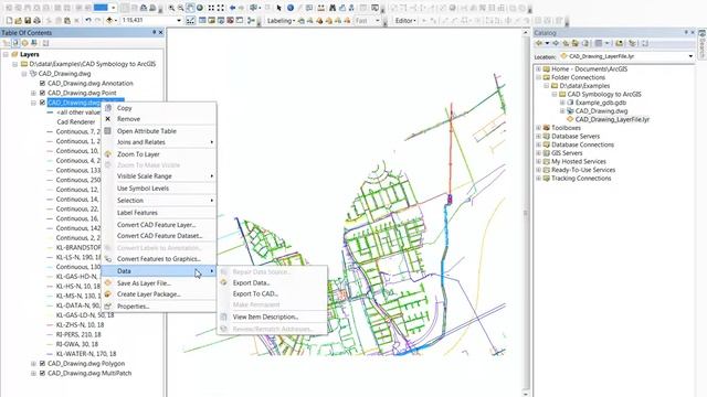 Export CAD Symbology To GIS