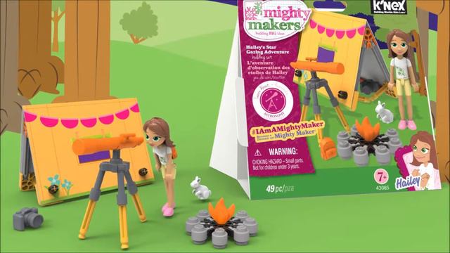 K'NEX Mighty Makers Haileys Star Gazing Adventure Building Set смотреть онлайн