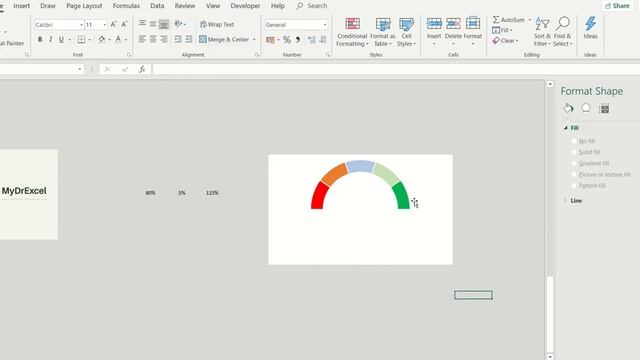 Build Innovative MS Excel Dashboard - Speed meter graph смотреть онлайн