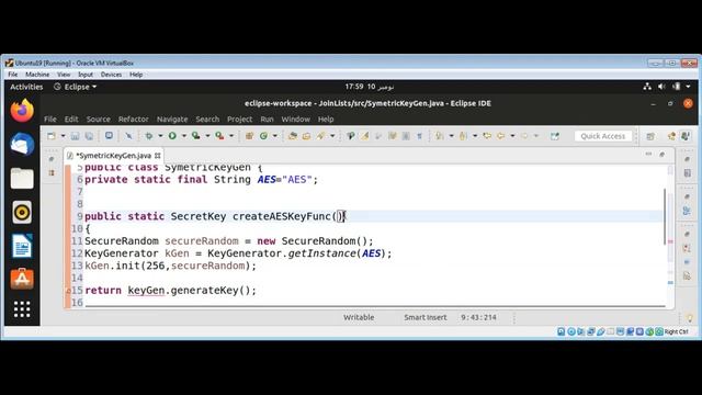 Symmetric key generation in Java смотреть онлайн