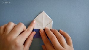 Подарочный оригами конвертик из 1 листа бумаги А4 • Оригами конверт без клея • Origami Envelope