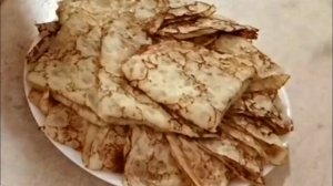«Жизнь на пенсии..Потушила домашнюю курицу и нажарила вкусных блинчиков