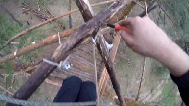 Как Сделать Домик На Дереве / DIY TREEHOUSE смотреть онлайн