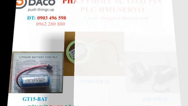BÁN PIN MITSUBISHI GT11-50BAT, GT15-BAT, MR-J3BAT,PM-20BL, ER6VC119A, ER6VC119B, FX2NC-32BL смотреть онлайн