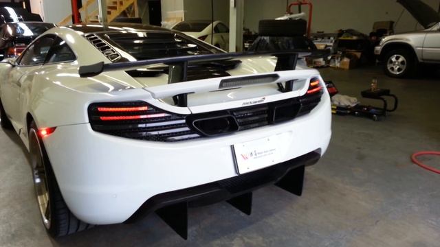 McLaren MP4-12C with full exhaust system by Cargraphic смотреть онлайн