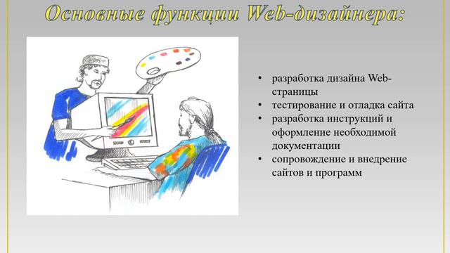 Моя будущая профессия веб дизайнер Климов Илья Барвиновка смотреть онлайн