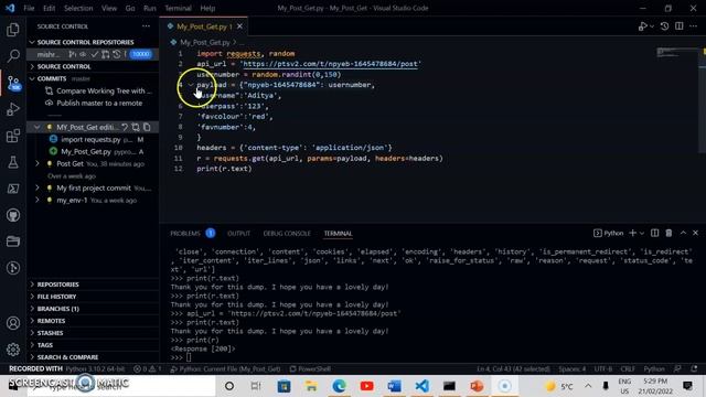 REST requests and JSON смотреть онлайн