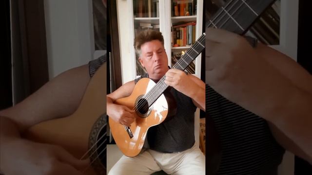 The morning after: New, bright-sounding strings on a classical guitar. смотреть онлайн