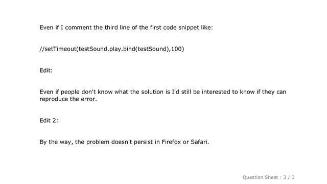 HTML : Playing audio file returns "Uncaught (in promise)" but works in console смотреть онлайн