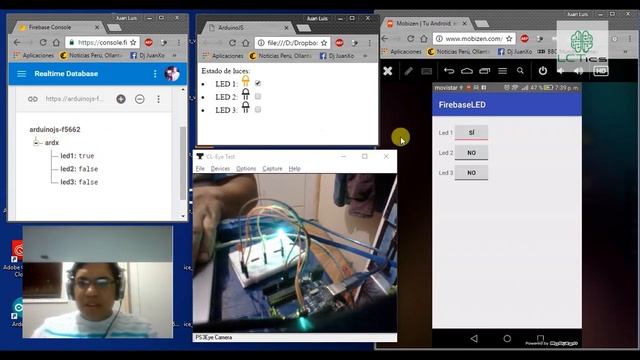 Domótica: Control de 3 LED con Arduino, Firebase, Javascript y Android (Introducción) смотреть онлайн