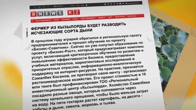 Обзор прессы. Теплицы выводят на профессиональный уровень в Шымкенте смотреть онлайн