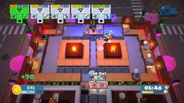 Overcooked 2 Level 1-5 2 Player Co-op 3 Stars