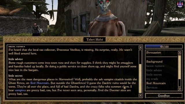 Let's Play Morrowind #2 - Seyda Neen People | Pure Mage Explorer смотреть онлайн