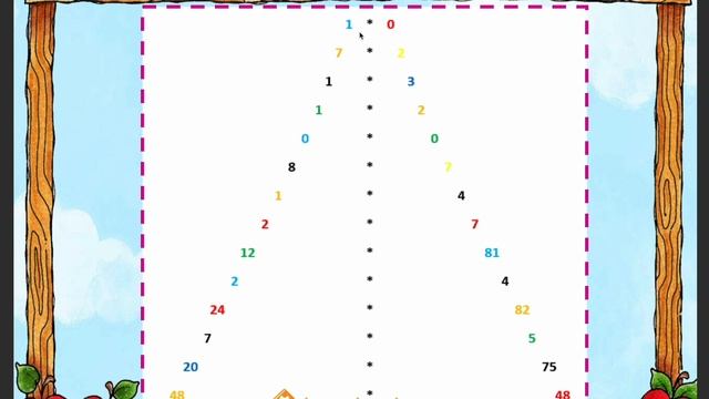 Клиновидные таблицы или упражнение "Елочки" для расширения переферийного зрения смотреть онлайн