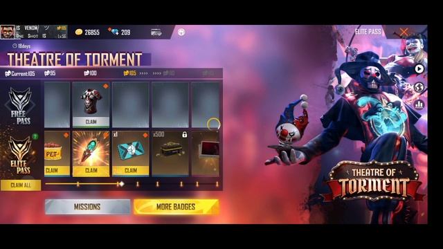 TAKING ELITE PASS IN 90%(FREE 300 DIAMOND TRICK ??) смотреть онлайн