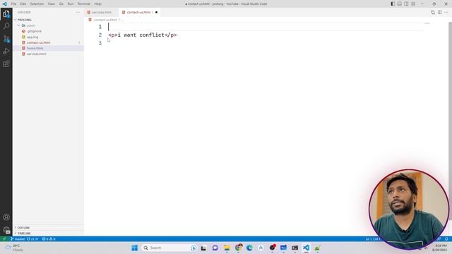 7.3 Resolving Conflicts in Collaborative Environments | Git Hero to Zero Crash Course - [Hindi] смотреть онлайн