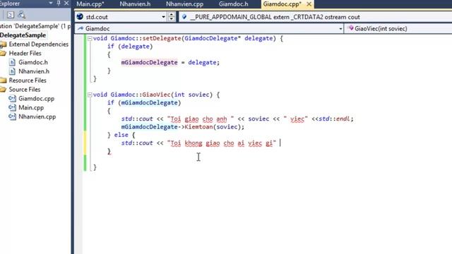 Bài 14: DELEGATE IN c++ смотреть онлайн