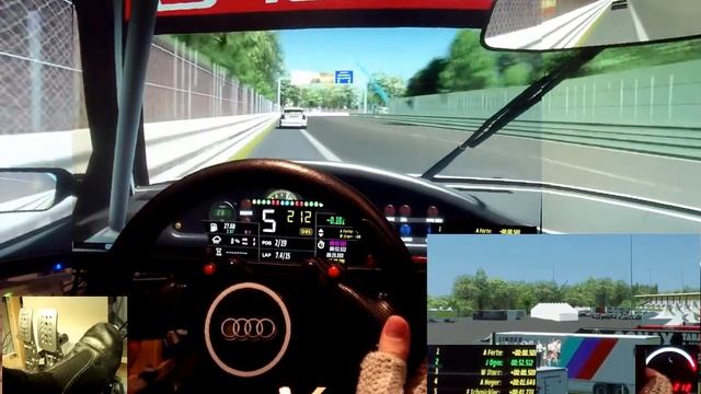 rF2 - Avus - DTM Audi V8 - SRO proposal смотреть онлайн