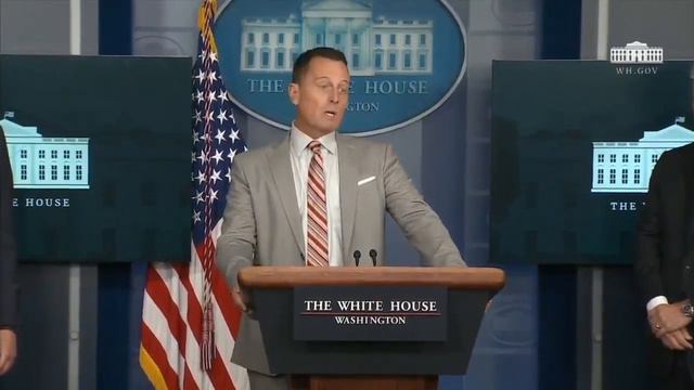 Ambassador Richard Grenell Slams Journalists Asking Irrelevant Questions смотреть онлайн