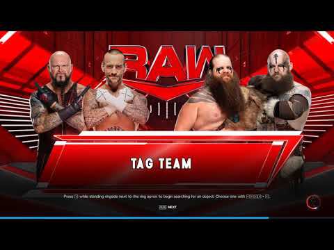 WWE2K23 Tag Team Match Straight Edge Society vs Viking Raiders смотреть онлайн