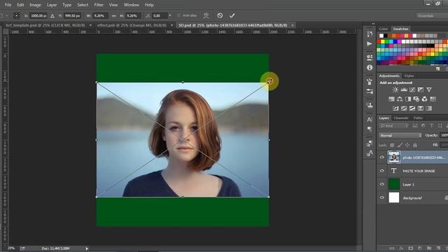Photoshop template - glitch effect (Halt and catch fire effect) смотреть онлайн