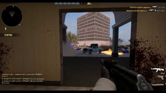 прохождение карты CO-OP BANK HEIST (CSGO). Супер вождение машины! смотреть онлайн