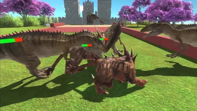 Infinity War - Scourge and T-Rex Who Will Survive? | Animal Revolt Battle Simulator смотреть онлайн