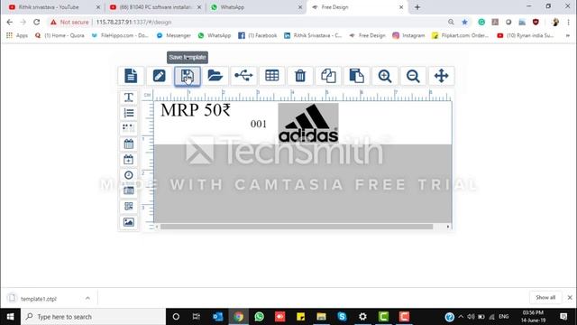 How to use Free design feature in Rynan B1040P printer смотреть онлайн