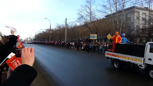 Олимпийский огонь 2014 в Иркутске.mp4 смотреть онлайн