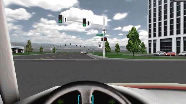 Урок 1 - Вокруг квартала. Симулятор вождения Driver's Education '98 смотреть онлайн