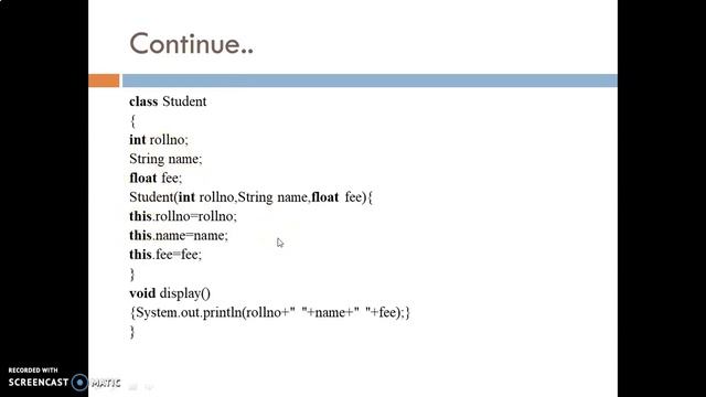 Object classes & Methods | JAVA PROGRAMMING | 3350703| : Kadi Sarva Vishwavidyalaya смотреть онлайн