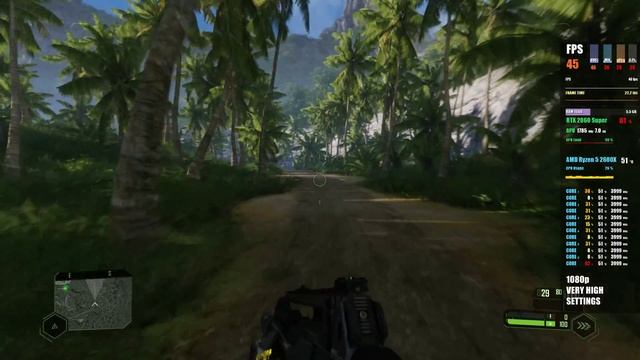 RTX 2060 SUPER+RYZEN 5 2600X in Crysis Remastered смотреть онлайн