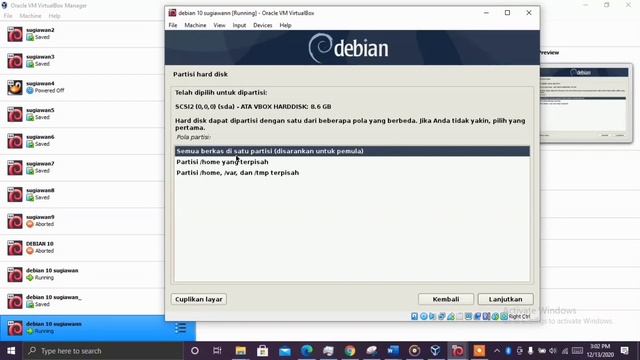 Cara Menginstall Debian 10 64Bit di Virtualbox#1 смотреть онлайн