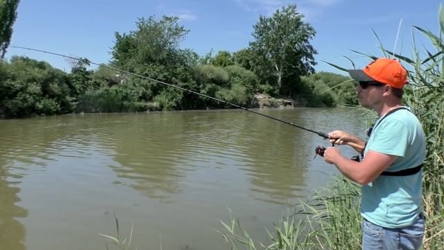 Думаешь, ловить рыбу в жару очень сложно?! Только не для меня! Рыбалка. смотреть онлайн