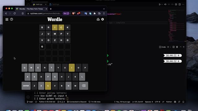 I wrote a python script to solve wordle puzzles | Python Project | Wordle смотреть онлайн