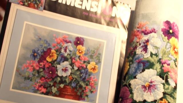 Мои вышивальные запасы: любимые наборы от Dimensions смотреть онлайн