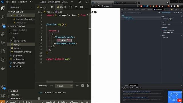 Using React Context for multi-level components смотреть онлайн