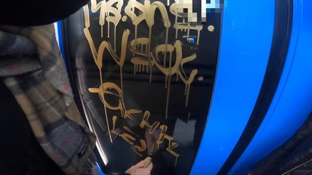Graffiti review with Wekman Molotow Gold ink смотреть онлайн